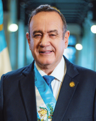 Guatemalan President Alejandro Giammattei