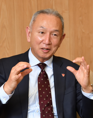 Yoshiaki Terumichi, president of Sophia University | COSUFI