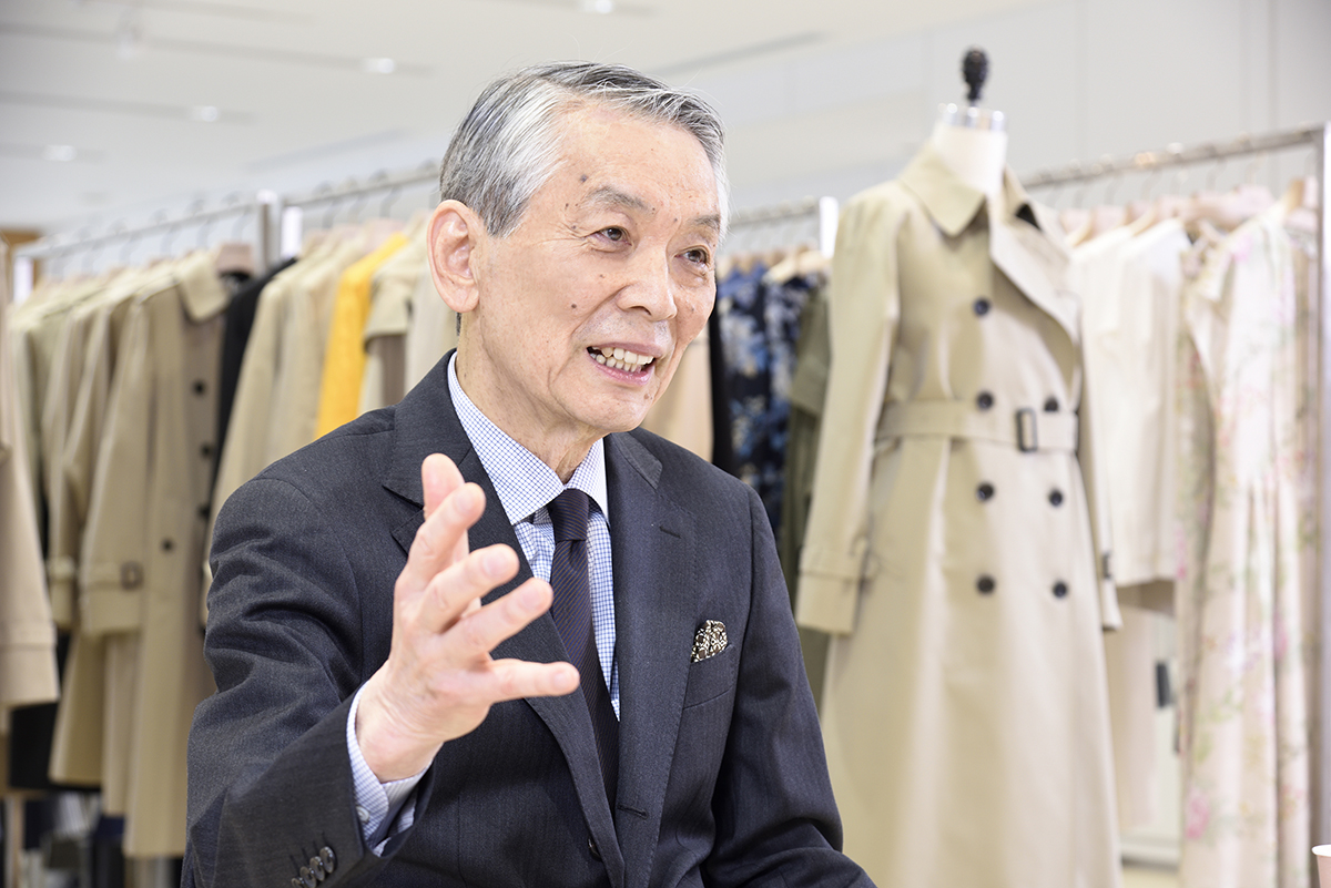 With medium- and long-term business plans in place, Sanyo Shokai Representative Director, CEO and President Shinji Oe hopes to become the top performer in Japan’s apparel market. | ARK COMMUNICATIONS CO.